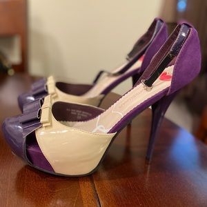 NEW - Promiscuous Purple Platform Heels - Size 11
